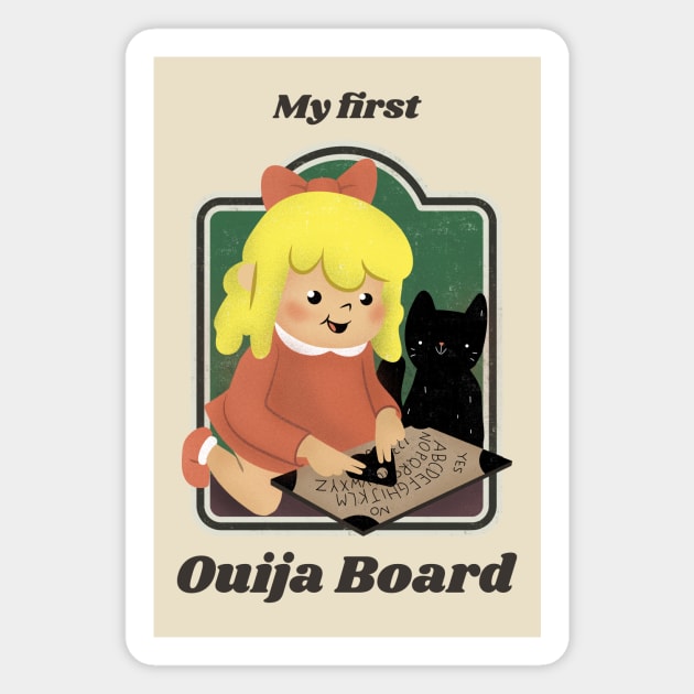 My first ouija board Magnet by LoenaStudio